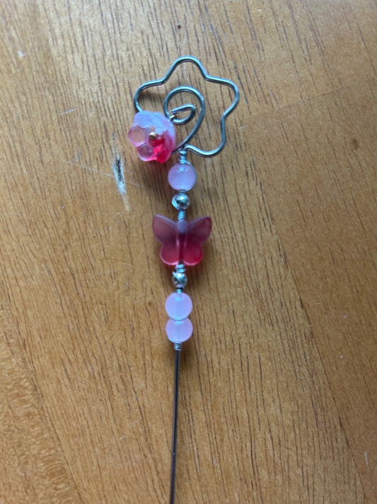 Dancing Flower &amp; Butterfly Plant Jewelry – Decorative Plant Stake