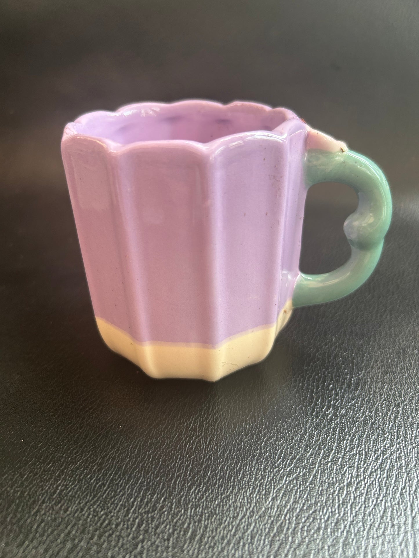 🌿 Vintage Coffee Cup Planter