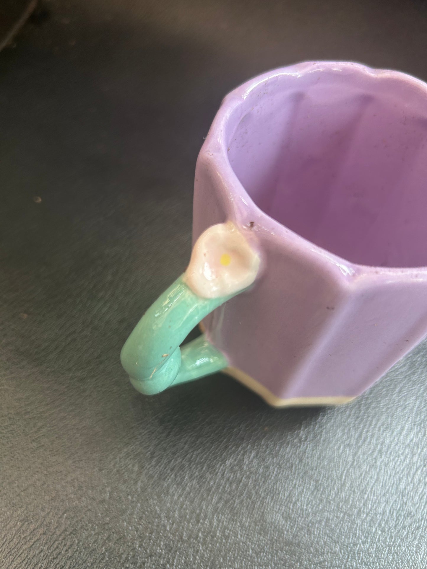 🌿 Vintage Coffee Cup Planter