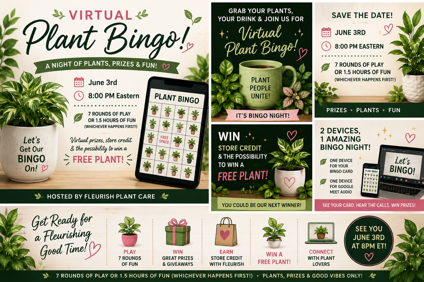 Virtual Plant Bingo Seat