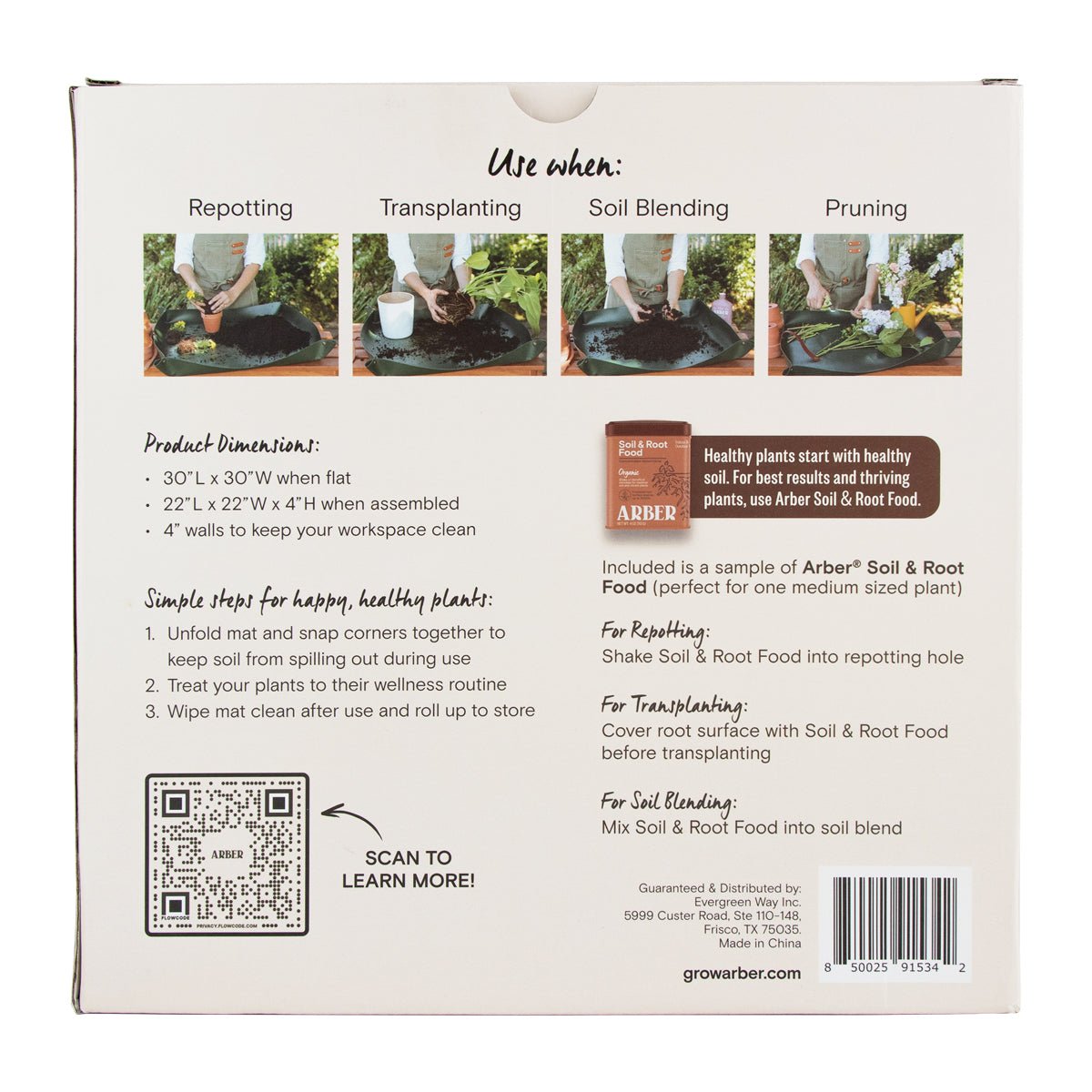 Repotting Mat - Fleurish Plant Care, LLC